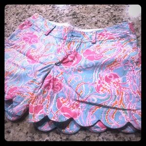 Authentic Lilly Pulitzer SIZE 6 “Buttercup” shorts